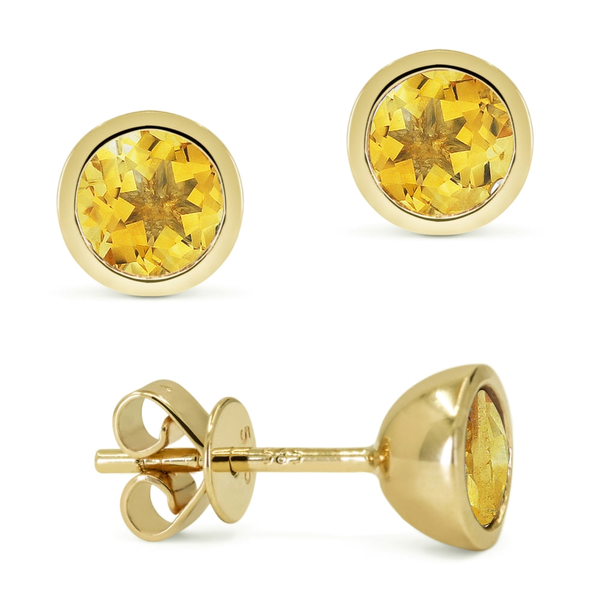 DeScenza Collection Citrine Earrings DeScenza Diamonds Boston, MA