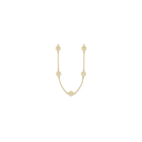 Yellow Gold Necklace DeScenza Diamonds Boston, MA