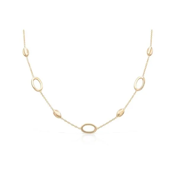 Yellow Gold Necklace DeScenza Diamonds Boston, MA