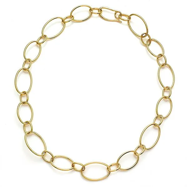 DeScenza Collection Oval Link Necklace DeScenza Diamonds Boston, MA