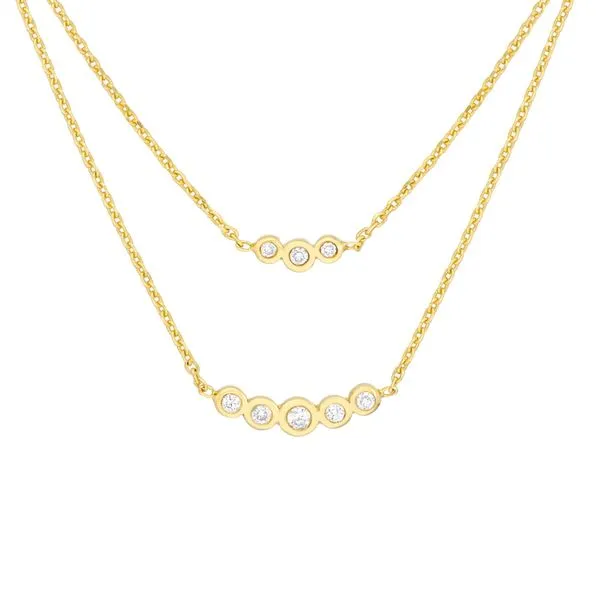 Yellow Gold Necklace DeScenza Diamonds Boston, MA