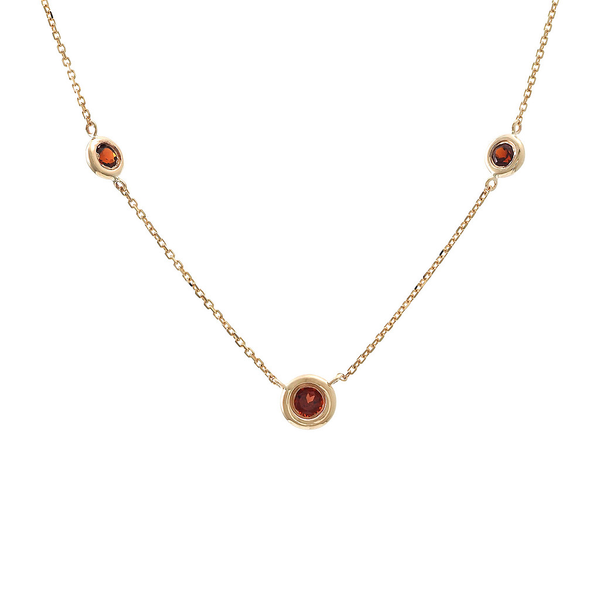 DeScenza Collection Garnet Neklace DeScenza Diamonds Boston, MA