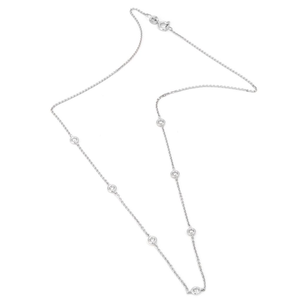 DeScenza Collection Diamond Bezel Necklace DeScenza Diamonds Boston, MA