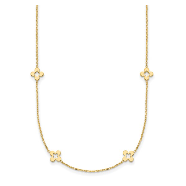 DeScenza Collection Clover Necklace DeScenza Diamonds Boston, MA