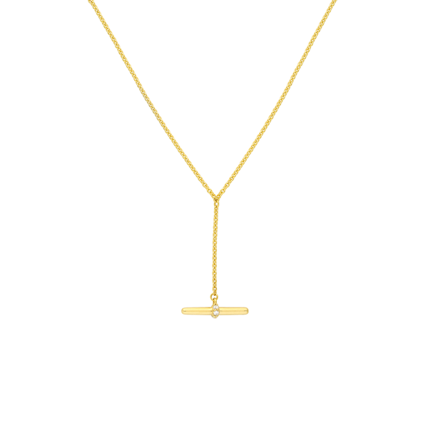 DeScenza Collection Toggle Necklace Image 2 DeScenza Diamonds Boston, MA