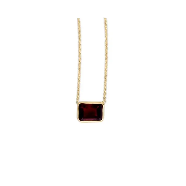 Yellow Gold Stone Pendant DeScenza Diamonds Boston, MA
