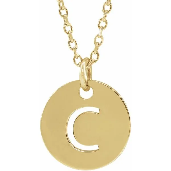 Yellow Gold Pendant DeScenza Diamonds Boston, MA