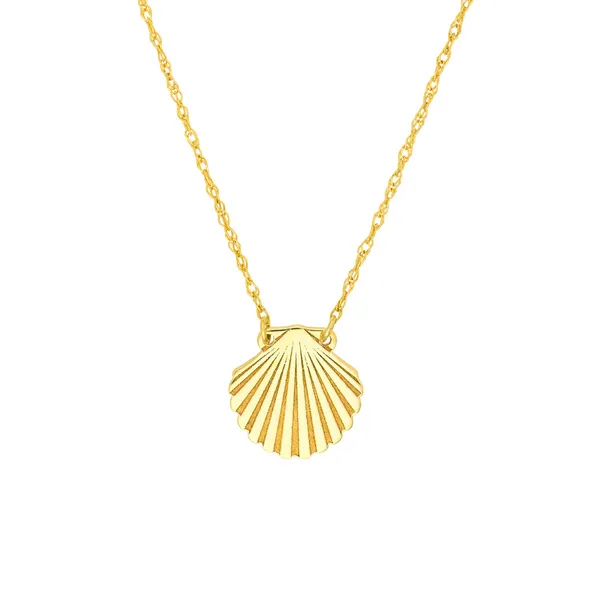 Yellow Gold Necklace DeScenza Diamonds Boston, MA