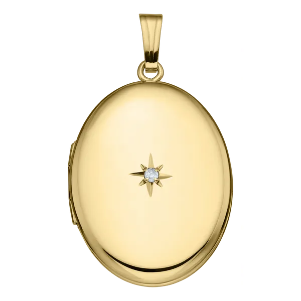 Descenza Collection Oval Locket DeScenza Diamonds Boston, MA