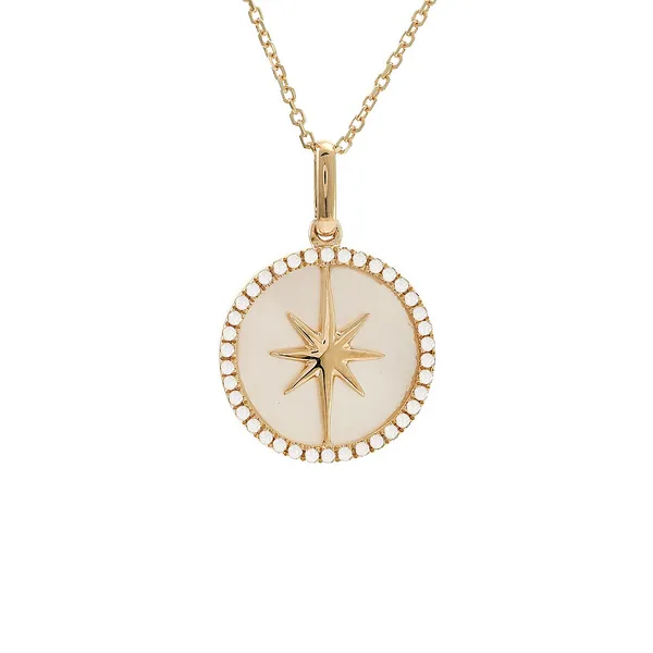 DeScenza Collection Diamond Compass Necklace DeScenza Diamonds Boston, MA