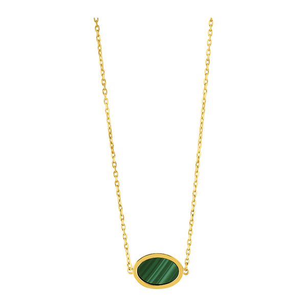 DeScenza Collection Malachite Necklace DeScenza Diamonds Boston, MA