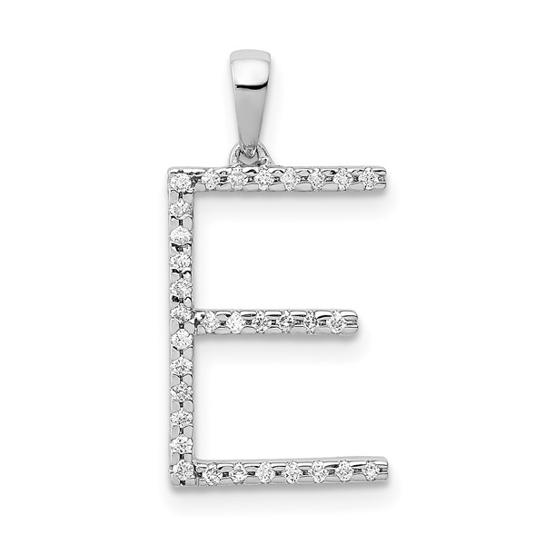 DeScenza Collection Diamond Initial Pendant DeScenza Diamonds Boston, MA