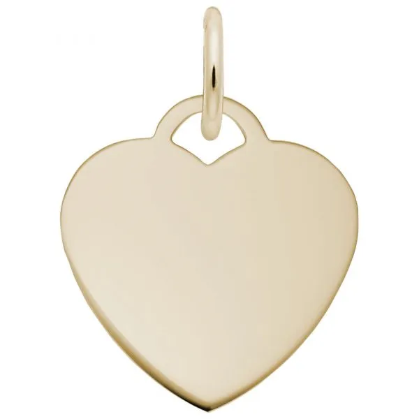 DeScenza Collection Gold Heart Charm DeScenza Diamonds Boston, MA