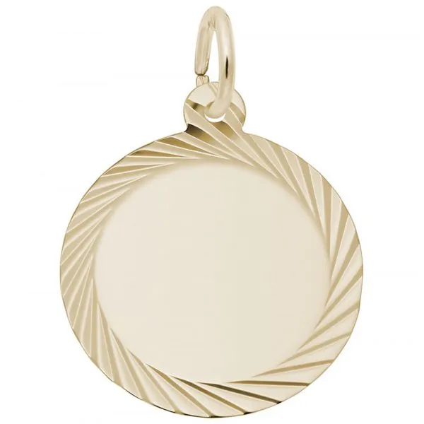 DeScenza Collection Faceted Disc Charm DeScenza Diamonds Boston, MA