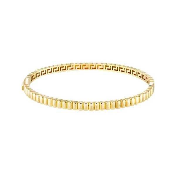 Gold Bangle Bracelet DeScenza Diamonds Boston, MA