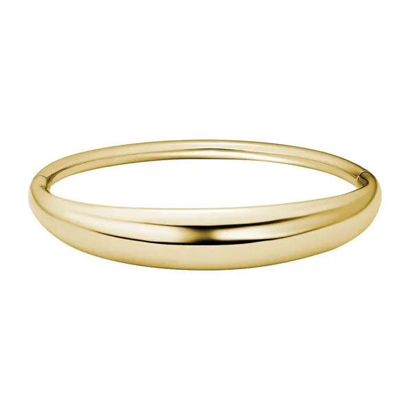 Yellow Gold Bangle Bracelet DeScenza Diamonds Boston, MA
