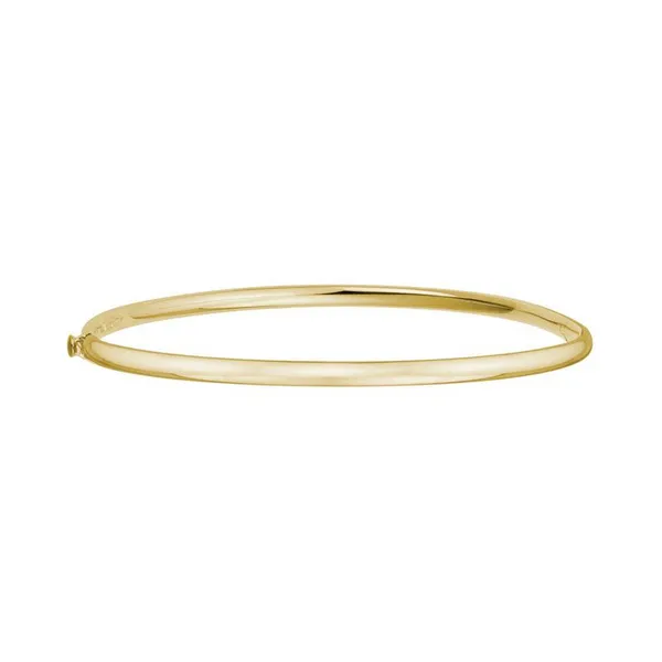 Gold Bangle Bracelet DeScenza Diamonds Boston, MA