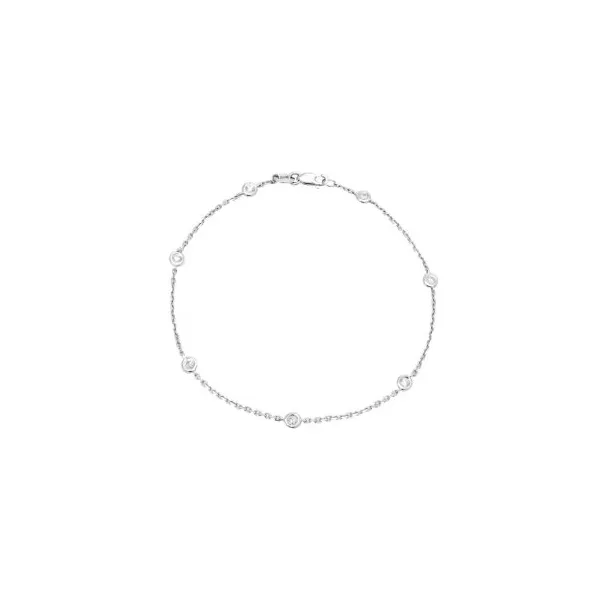 DeScenza Collection Diamond Bezel Bracelet similar item image