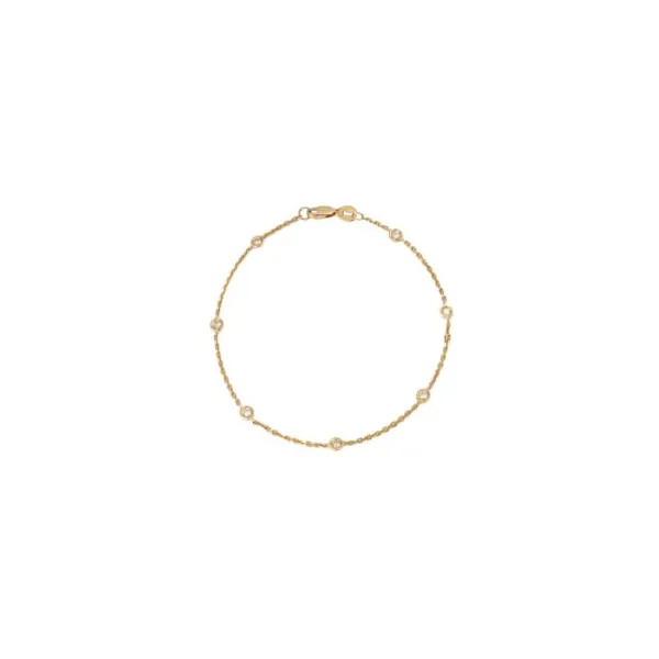 DeScenza Collection Diamond Bezel Bracelet DeScenza Diamonds Boston, MA