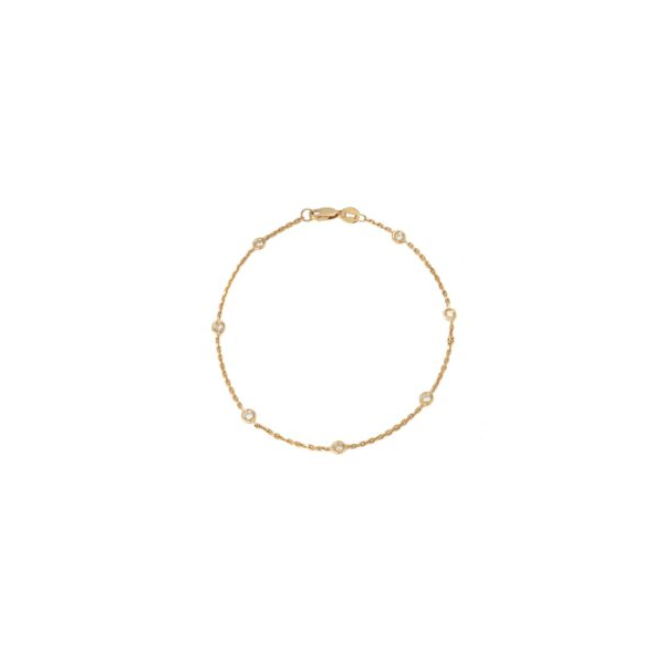 DeScenza Collection Diamond Bezel Bracelet DeScenza Diamonds Boston, MA
