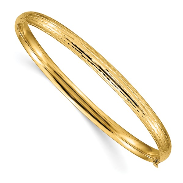 DeScenza Collection Gold Bangle DeScenza Diamonds Boston, MA