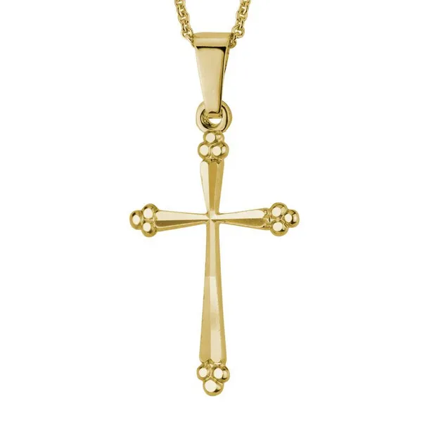 DeScenza Collection Gold Cross DeScenza Diamonds Boston, MA