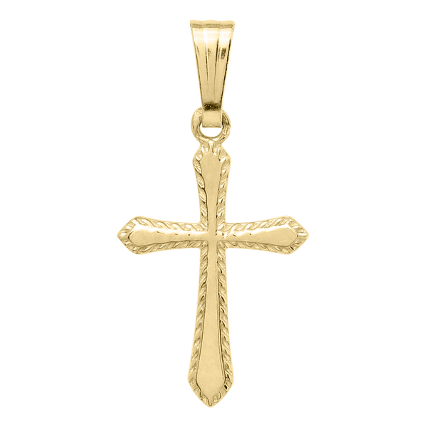 DeScenza Collection Gold Cross DeScenza Diamonds Boston, MA