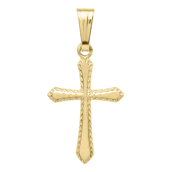 DeScenza Collection Gold Cross DeScenza Diamonds Boston, MA