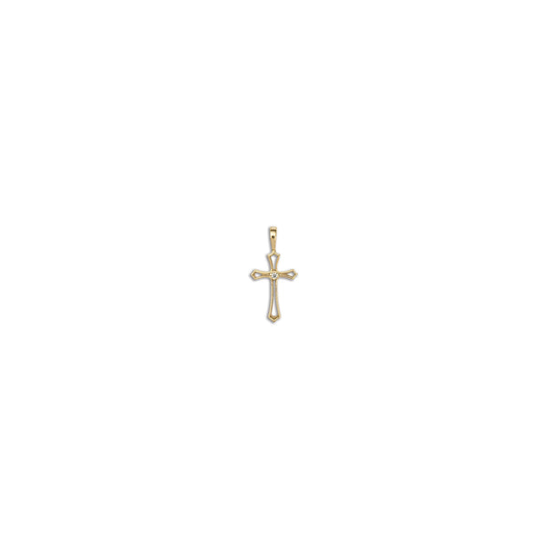 DeScenza Collection Gold Cross DeScenza Diamonds Boston, MA