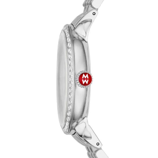 Michele Mid Serein Watch Image 2 DeScenza Diamonds Boston, MA