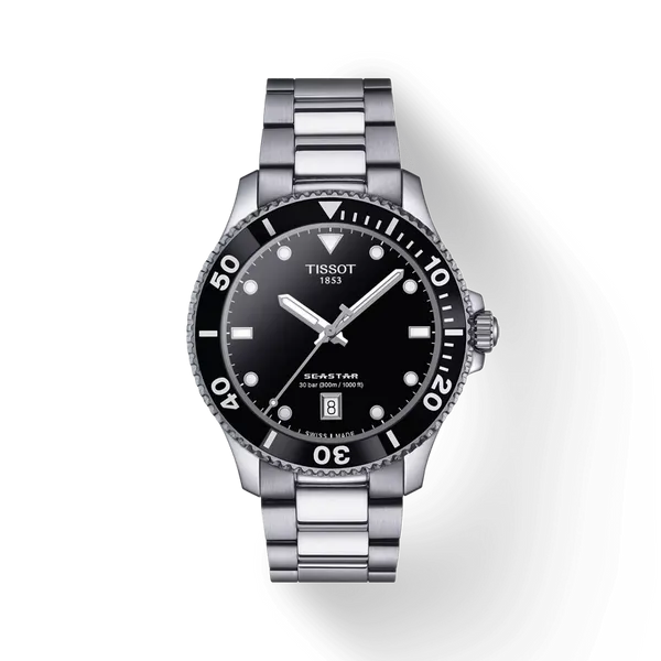 Tissot Mens Seastar 1000 40mm Watch DeScenza Diamonds Boston, MA