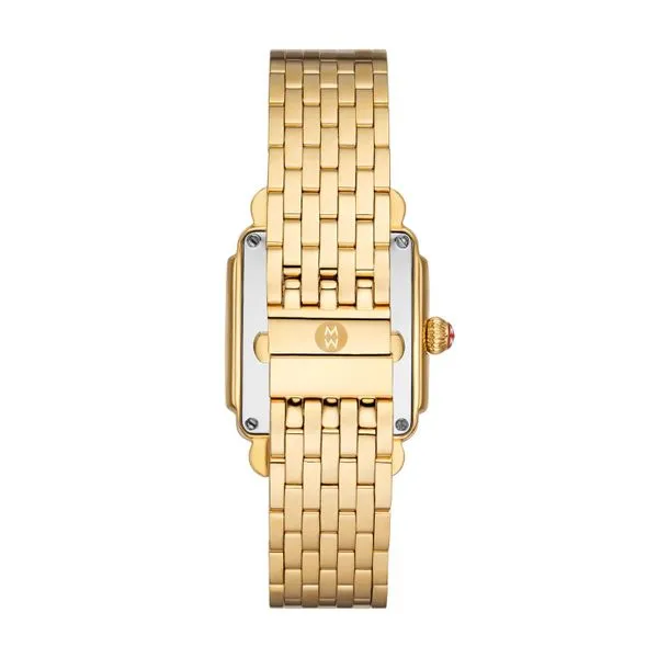 Michele Mid Deco Watch Image 2 DeScenza Diamonds Boston, MA
