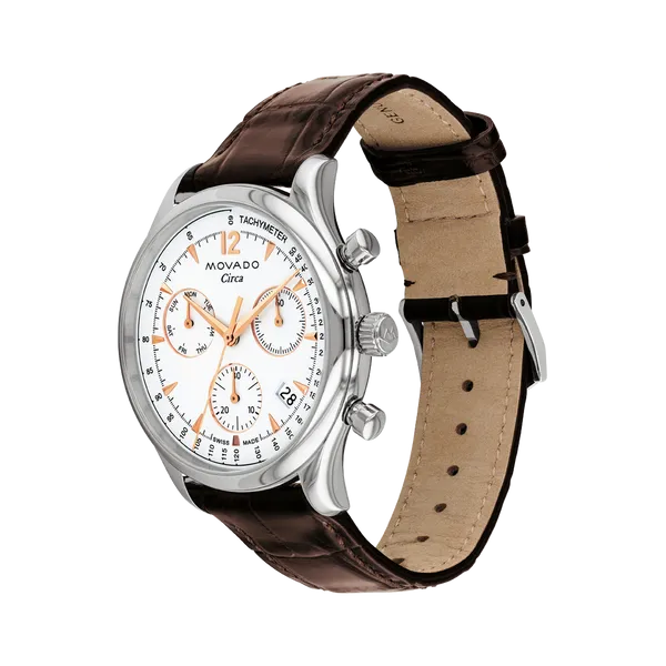 Movado Mens Heritage Series Circa Watch Image 2 DeScenza Diamonds Boston, MA