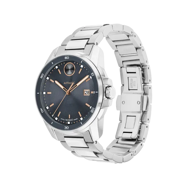 Movado Mens BOLD Verso Automatic Watch Image 2 DeScenza Diamonds Boston, MA