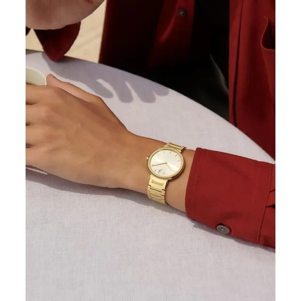 Movado Ladies Bold Horizon Watch Image 4 DeScenza Diamonds Boston, MA