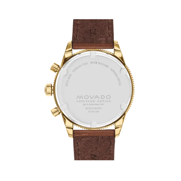 Movado Mens Heritage Series Calendoplan S Watch Image 3 DeScenza Diamonds Boston, MA