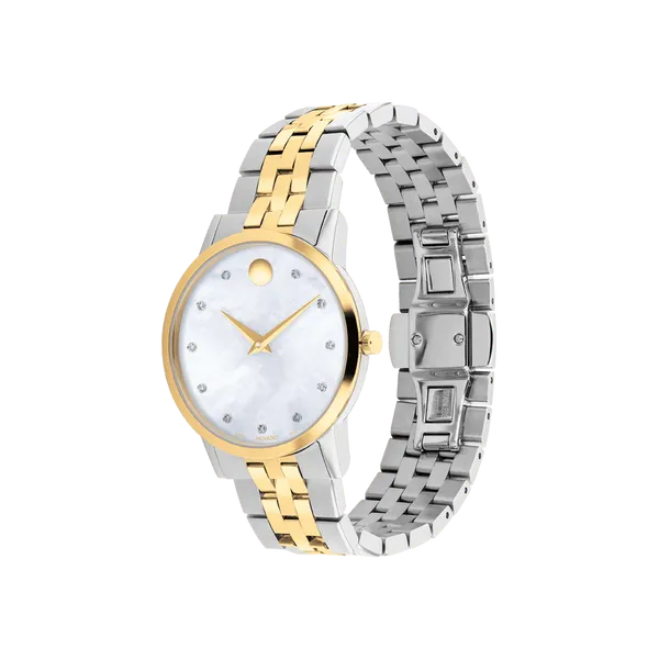 Movado Ladies Museum Classic Watch Image 2 DeScenza Diamonds Boston, MA