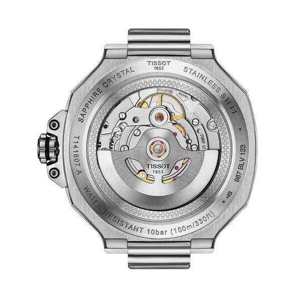 Tissot Mens T-Race Powermatic 80 41mm Watch Image 3 DeScenza Diamonds Boston, MA