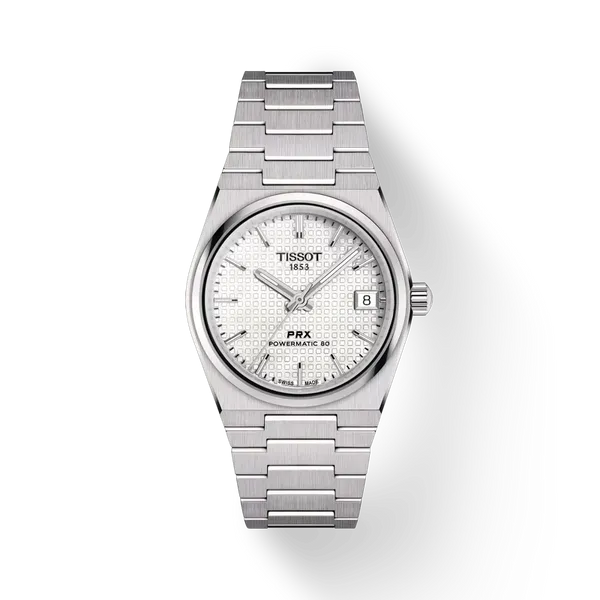 Tissot Ladies PRX Powermatic 80 35mm Watch DeScenza Diamonds Boston, MA