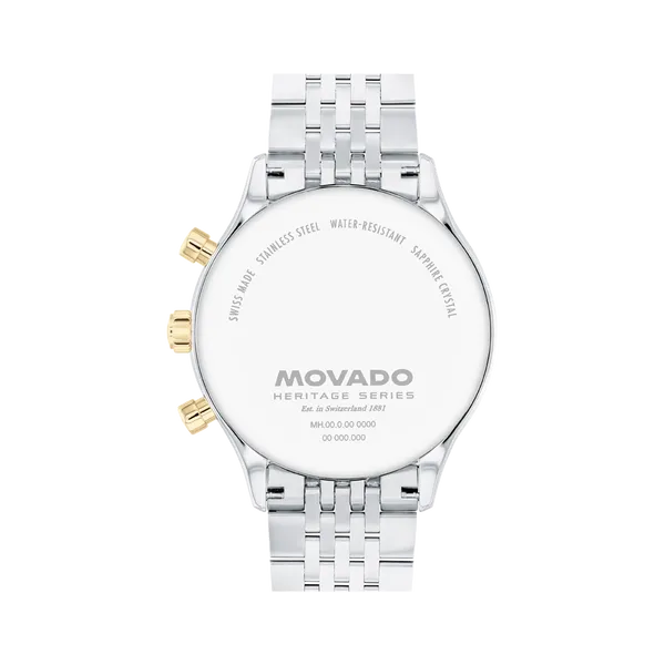 Movado Mens Heritage Series Calendoplan Watch Image 3 DeScenza Diamonds Boston, MA