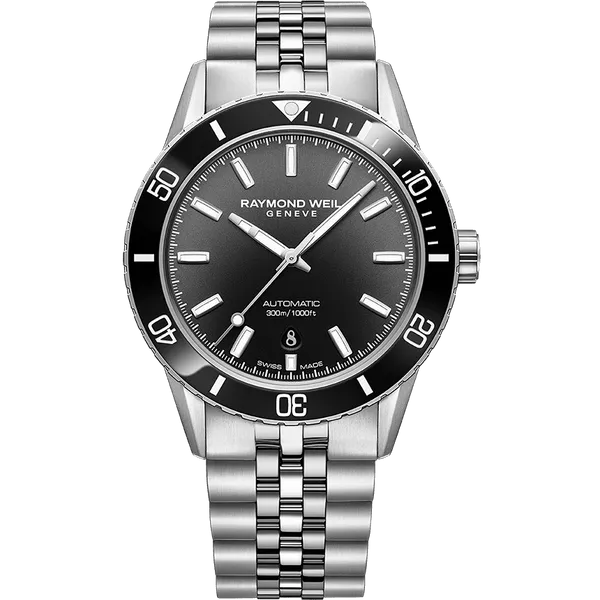 Raymond Weil Mens Freelancer Watch DeScenza Diamonds Boston, MA