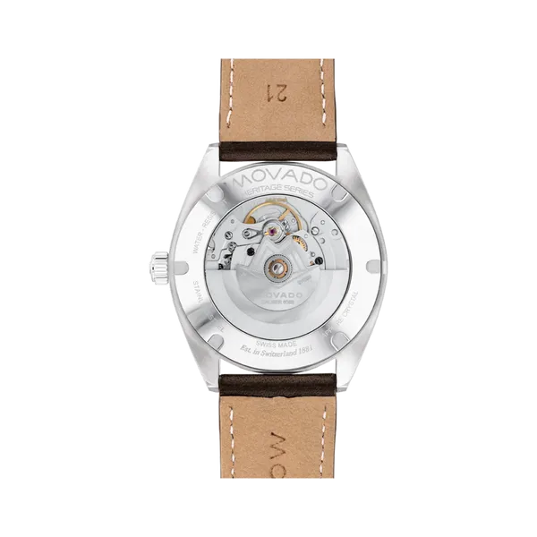 Movado Mens Heritage Series Datron Automatic Watch Image 3 DeScenza Diamonds Boston, MA