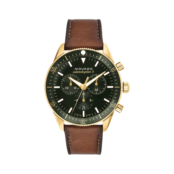 Movado Mens Heritage Series Calendoplan S Watch DeScenza Diamonds Boston, MA