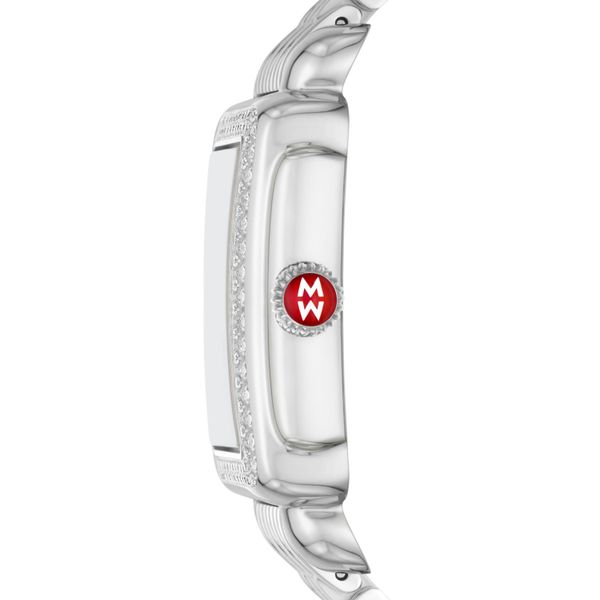 Michele Mid Deco Watch Image 2 DeScenza Diamonds Boston, MA