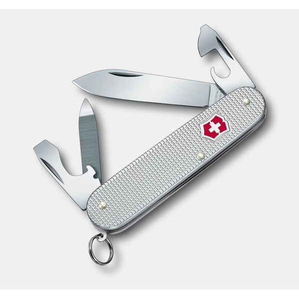 SWISS ARMY CADET SILVER ALOX KNIFE DeScenza Diamonds Boston, MA