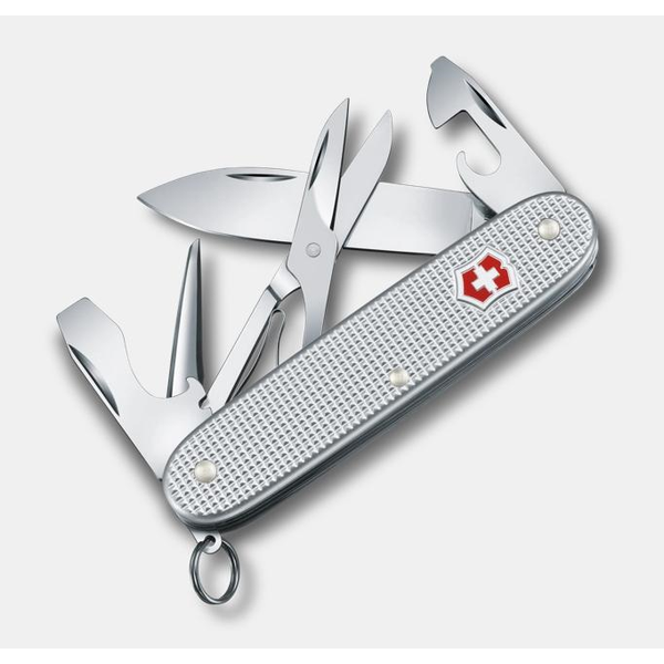 SWISS ARMY PIONEER X SILVER ALOX KNIFE DeScenza Diamonds Boston, MA