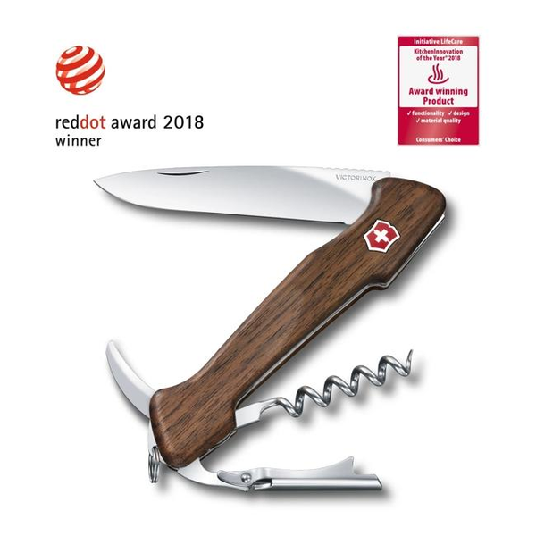 SWISS ARMY WINE MASTER WALNUT WITH POUCH KNIFE DeScenza Diamonds Boston, MA