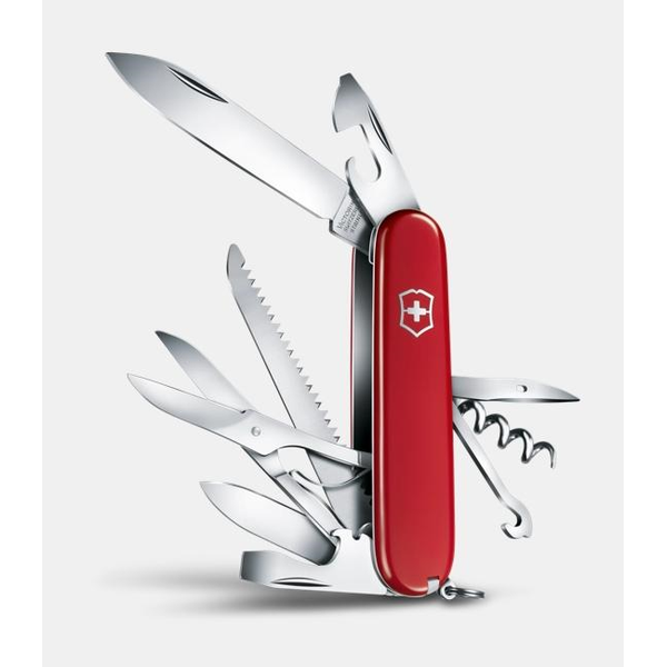 SWISS ARMY HUNTSMAN RED KNIFE Image 2 DeScenza Diamonds Boston, MA