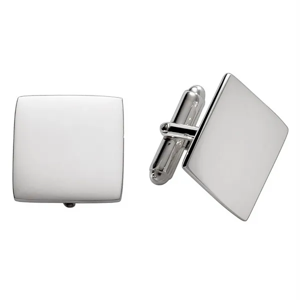 DeScenza Collection Mens Silver Cuff Links DeScenza Diamonds Boston, MA