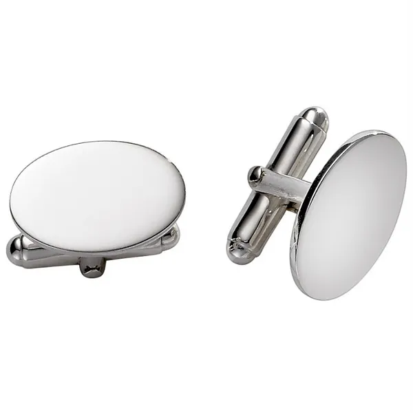 DeScenza Collection Mens Silver Cuff Links DeScenza Diamonds Boston, MA